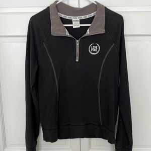 PINK Victoria’s Secret 1/4 zip pull Over Sweater